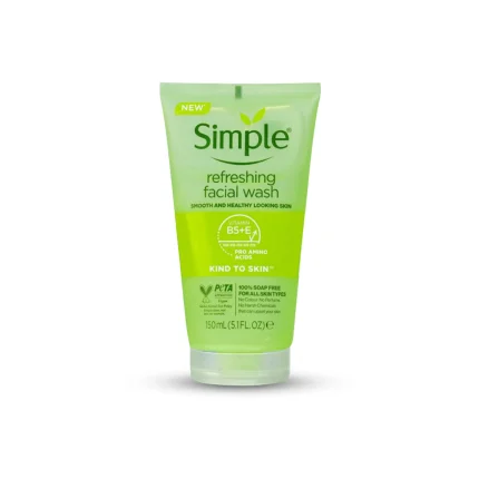 Simple Kind To Skin Refreshing Facial Gel Wash 150ml