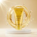 Medicube Kojic Acid Turmeric Night Wrapping Mask 75ml tube showing golden texture.