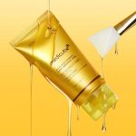 Medicube Kojic Acid Turmeric Night Wrapping Mask 75ml tube showing golden texture.