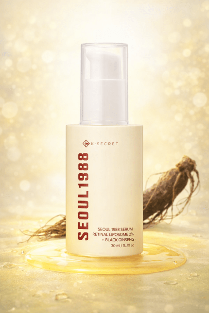 Seoul 1988 Retinal Liposome 2% + Black Ginseng Anti Aging Serum 30ml original product