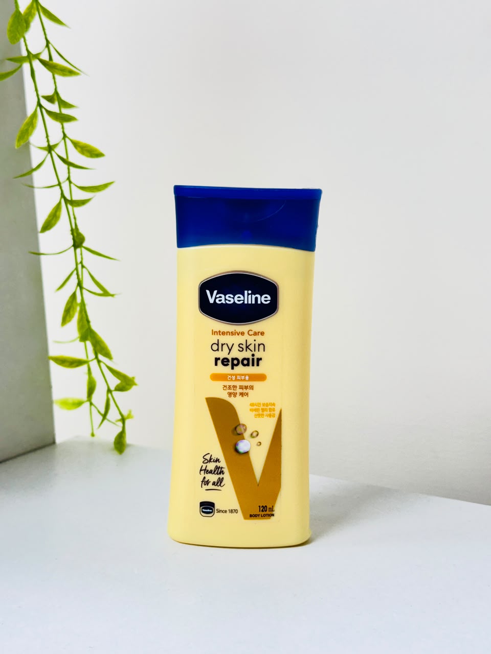VASELINE INTENSIVE CARE DRY SKIN Vaseline Intensive Care Dry Skin Repair Moisturising Body Lotion 120ml - Image 1