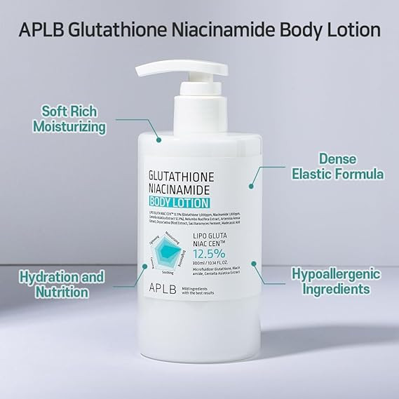 aRV4b1NdrdLT1A184xXXBWqUKv4OC74CRHDJC4i1 APLB Glutathione Niacinamide Body Lotion 300ml - Image 1